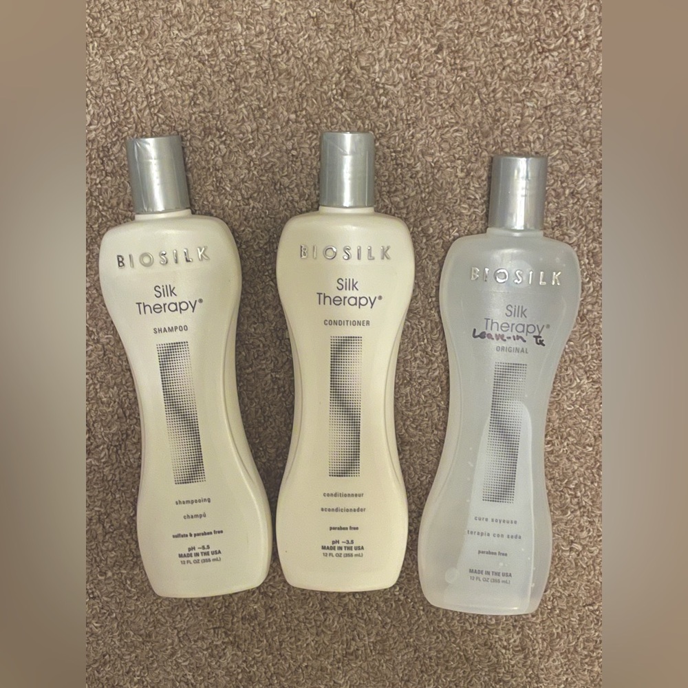 Biosilk Replenish and Reconstructing system 12oz bottles only used once